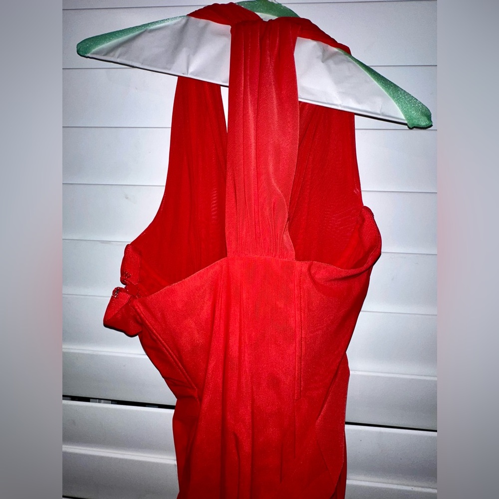 House of CB Red One-Shoulder Dress - Picture 6 of 8